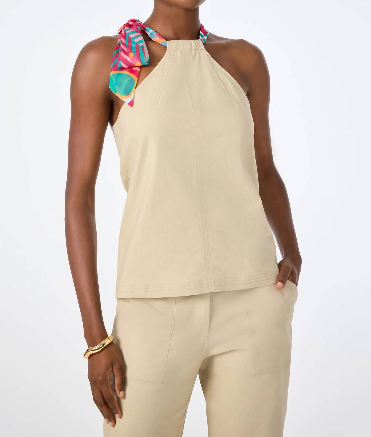 Чаттоне Топ в биарриц бежевый Trina Turk
Чаттоне Топ в биарриц бежевый Trina Turk