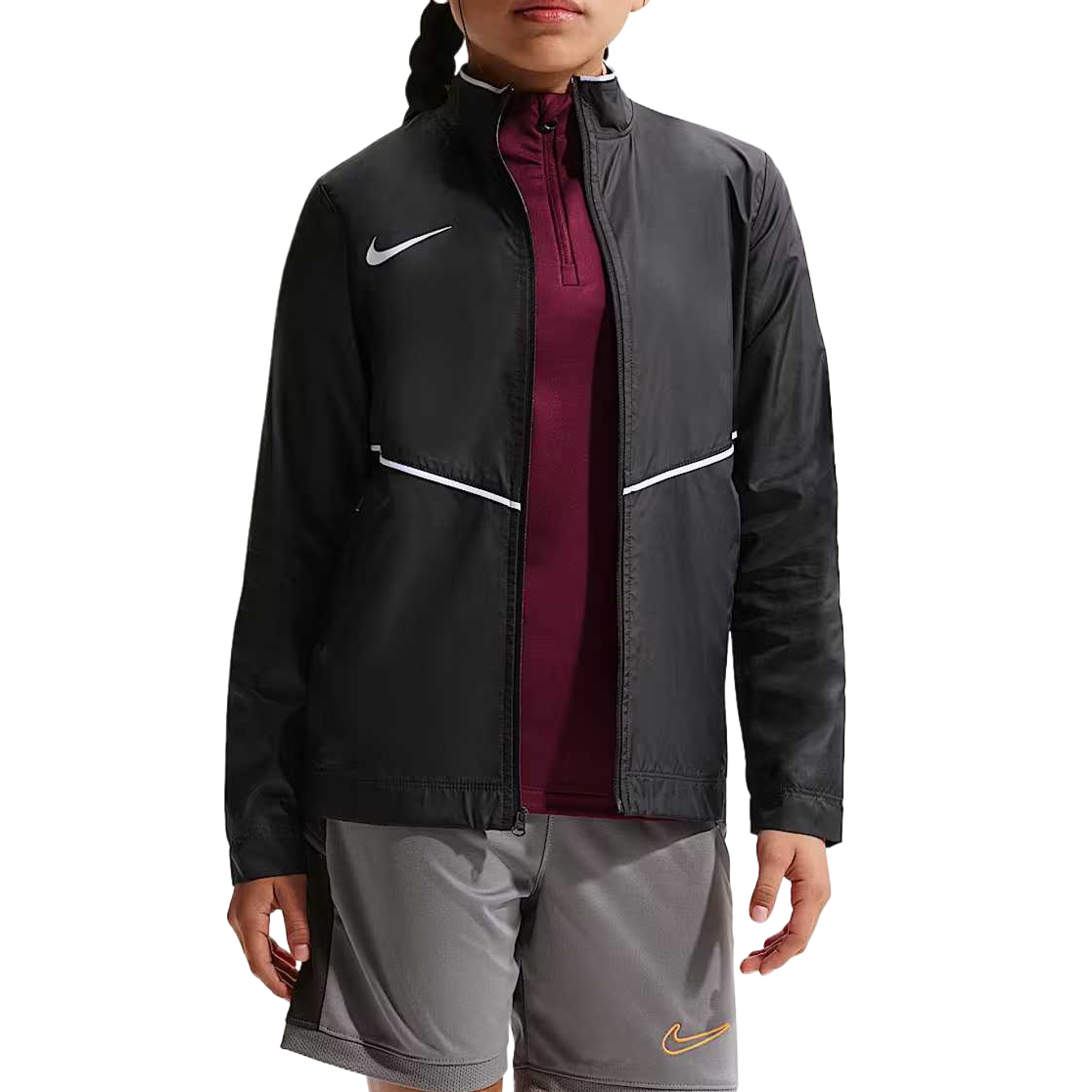 Детская куртка Stand Collar Moderate Nike, черный/белый/белый
Детская куртка Stand Collar Moderate Nike, черный/белый/белый