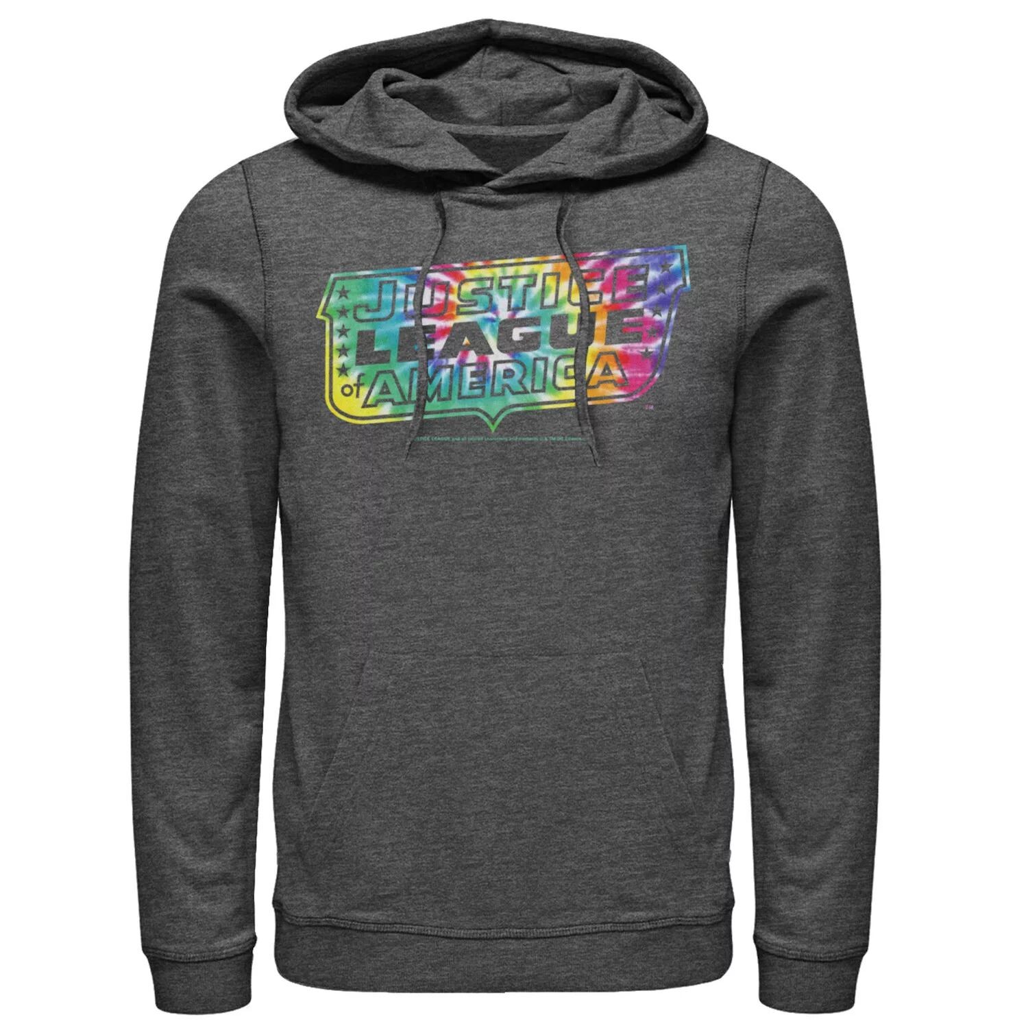 Мужская толстовка с логотипом «Лига справедливости» тай-дай DC Comics 
Мужская толстовка с логотипом «Лига справедливости» тай-дай DC Comics
