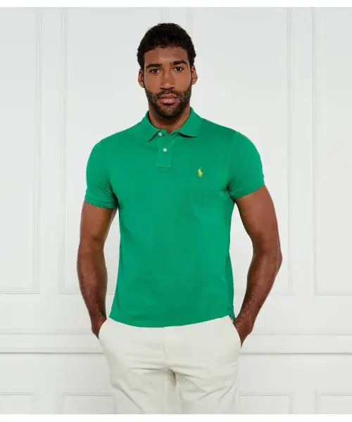 Футболка поло Slim fit Polo Ralph Lauren, зеленый
Футболка поло Slim fit Polo Ralph Lauren, зеленый
