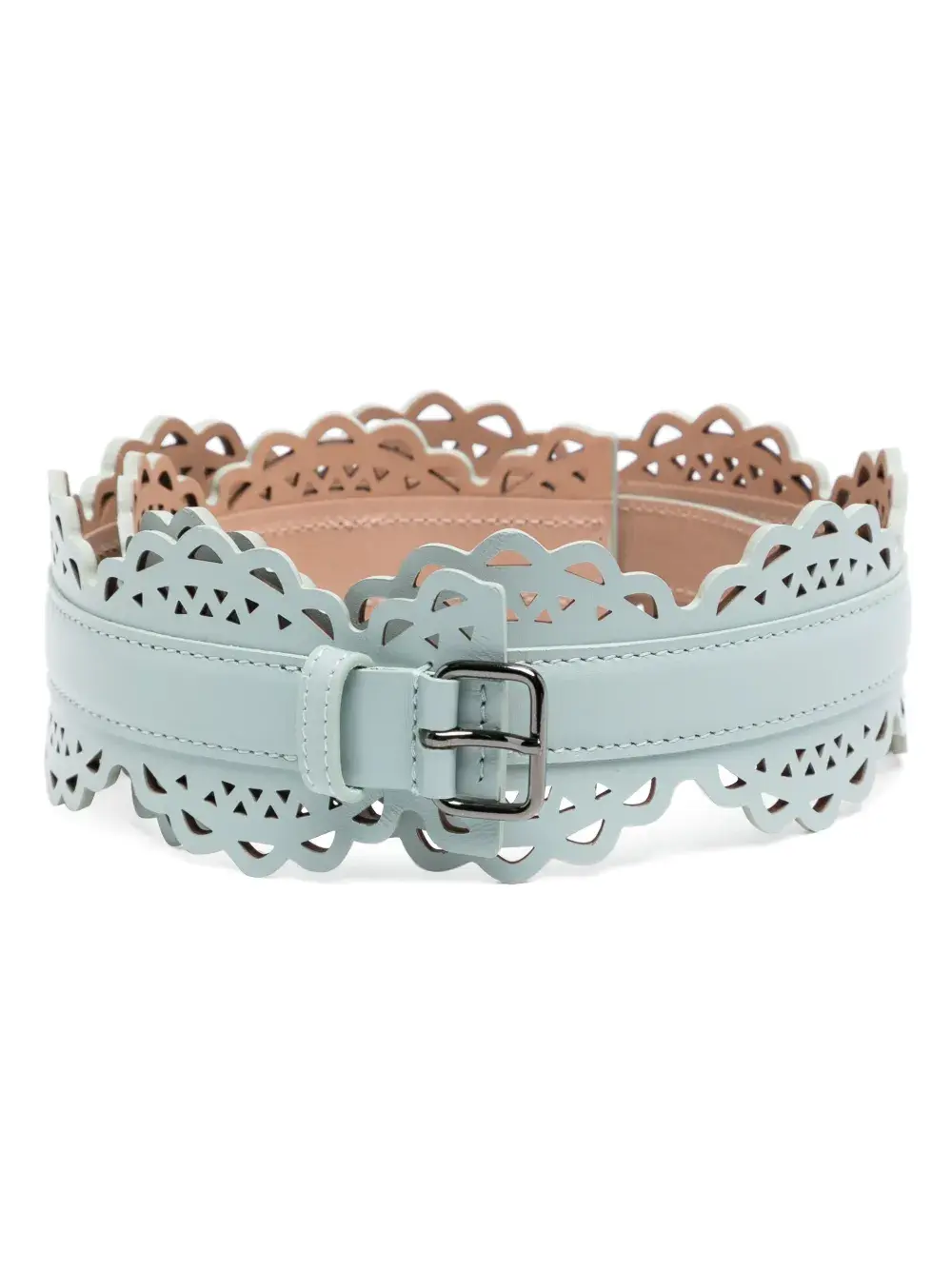 Ремень с вырезами Alaïa, зеленый
Ремень с вырезами Alaïa, зеленый