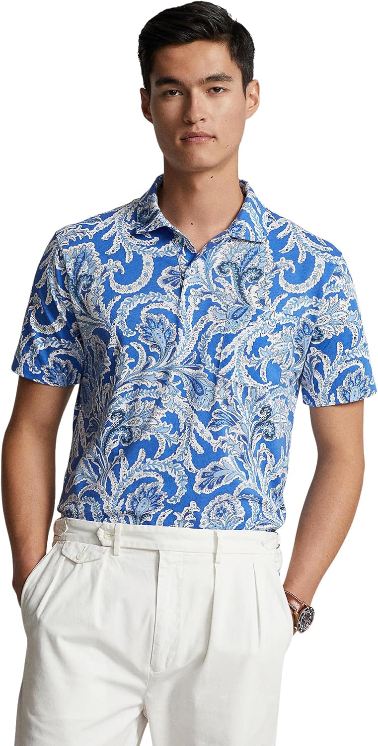 POLO RALPH LAUREN Мужская классическая рубашка-поло Paisley Jersey, Blue, Синий, POLO RALPH LAUREN Мужская классическая рубашка-поло Paisley Jersey, Blue
POLO RALPH LAUREN Мужская классическая рубашка-поло Paisley Jersey, Blue, Синий, POLO RALPH LAUREN Мужская классическая рубашка-поло Paisley Jersey, Blue