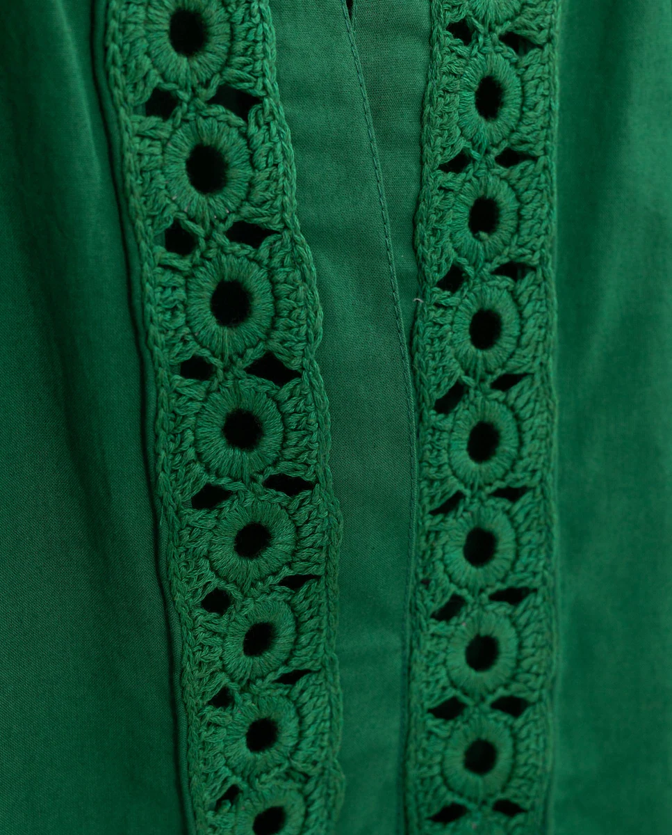 Женская блузка с коротким рукавом IKKS, светло-зеленый
Женская блузка с коротким рукавом IKKS, светло-зеленый