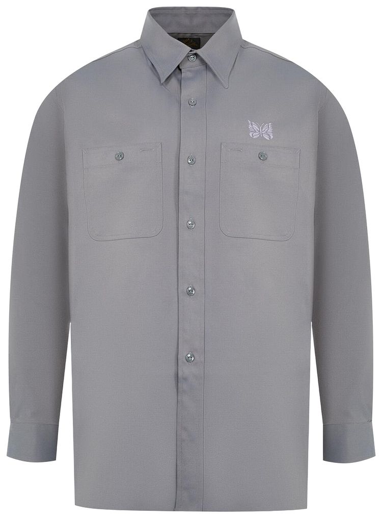 Рабочая рубашка Needles, серая, серый
Рабочая рубашка Needles, серая, серый