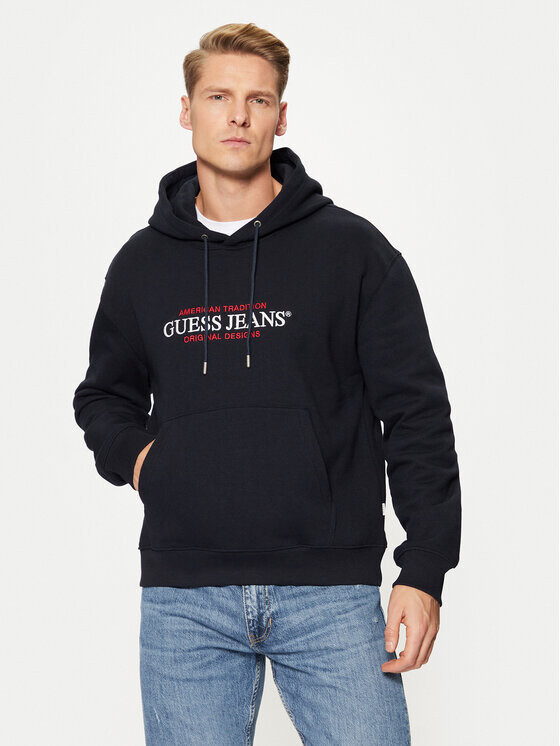 Толстовка обычного кроя Guess Jeans, синий
Толстовка обычного кроя Guess Jeans, синий