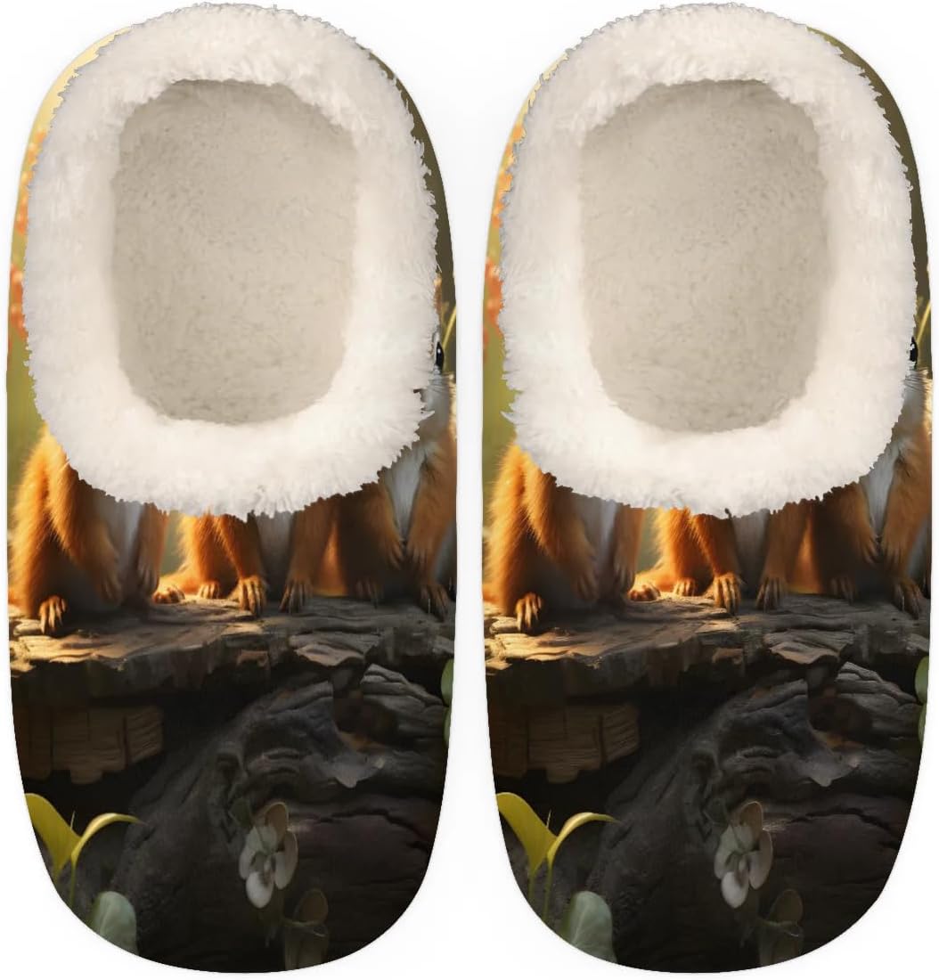 Тапочки QsirBC в виде пня с милыми белочками для женщин и мужчин, мягкие тапочки с эффектом памяти, с нескользящей подошвой, для дома и улицы, уютные и теплые
Тапочки QsirBC в виде пня с милыми белочками для женщин и мужчин, мягкие тапочки с эффектом памяти, с нескользящей подошвой, для дома и улицы, уютные и теплые