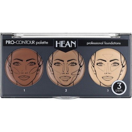 Палитра Pro Contour Professional Foundations 3 шага Hean
Палитра Pro Contour Professional Foundations 3 шага Hean
