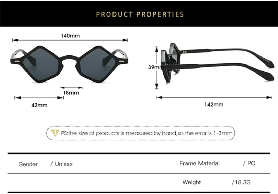 Модные маленькие панк-солнцезащитные очки для женщин в стиле ретро, роскошные солнцезащитные очки с защитой от УФ-излучения для мужчин SZVVBKK, Champagne
Модные маленькие панк-солнцезащитные очки для женщин в стиле ретро, роскошные солнцезащитные очки с защитой от УФ-излучения для мужчин SZVVBKK, Champagne