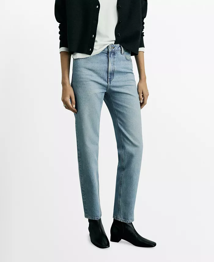 Женские джинсы Mom2000 с высокой талией MANGO, синий
Женские джинсы Mom2000 с высокой талией MANGO, синий