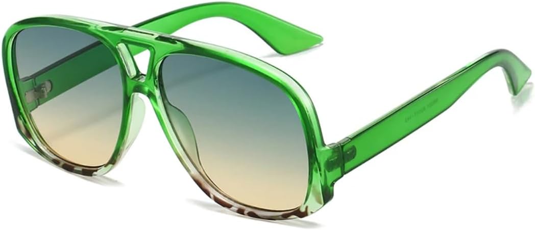 Солнцезащитные очки для мужчин и женщин - защита UV400 - увеличенные линзы с двойной перемычкой и градиентным покрытием для занятий спортом на открытом воздухе и вождения DSVIGF, Green Green Tea
Солнцезащитные очки для мужчин и женщин - защита UV400 - увеличенные линзы с двойной перемычкой и градиентным покрытием для занятий спортом на открытом воздухе и вождения DSVIGF, Green Green Tea