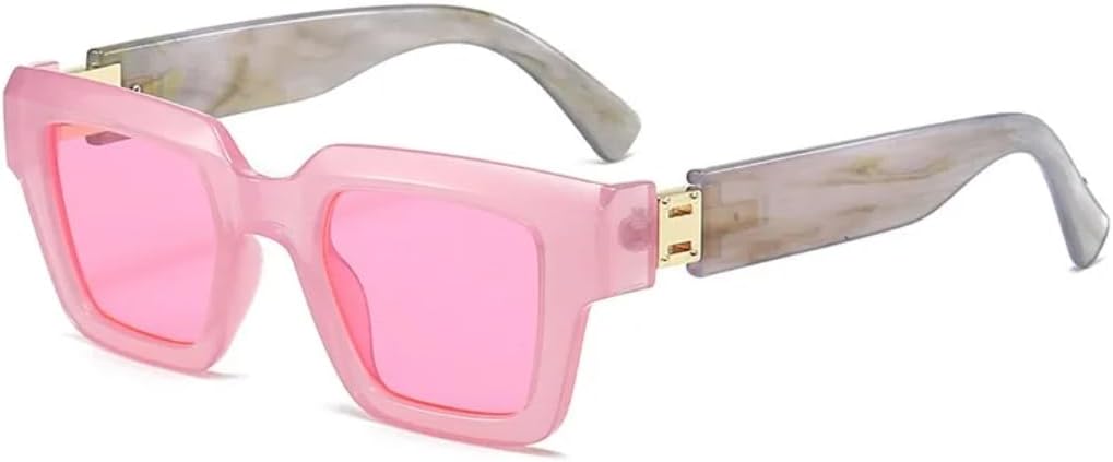 Популярные квадратные солнцезащитные очки для женщин и мужчин, для путешествий, разноцветные, в стиле ретро, роскошные, с защитой от УФ-излучения UV400 UATXTAU, Pink
Популярные квадратные солнцезащитные очки для женщин и мужчин, для путешествий, разноцветные, в стиле ретро, роскошные, с защитой от УФ-излучения UV400 UATXTAU, Pink