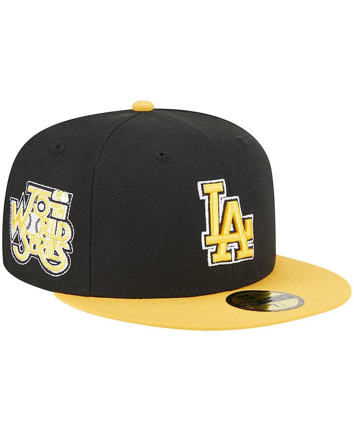 Мужская приталенная шляпа черного и золотого цвета Los Angeles Dodgers 59FIFTY New Era
Мужская приталенная шляпа черного и золотого цвета Los Angeles Dodgers 59FIFTY New Era