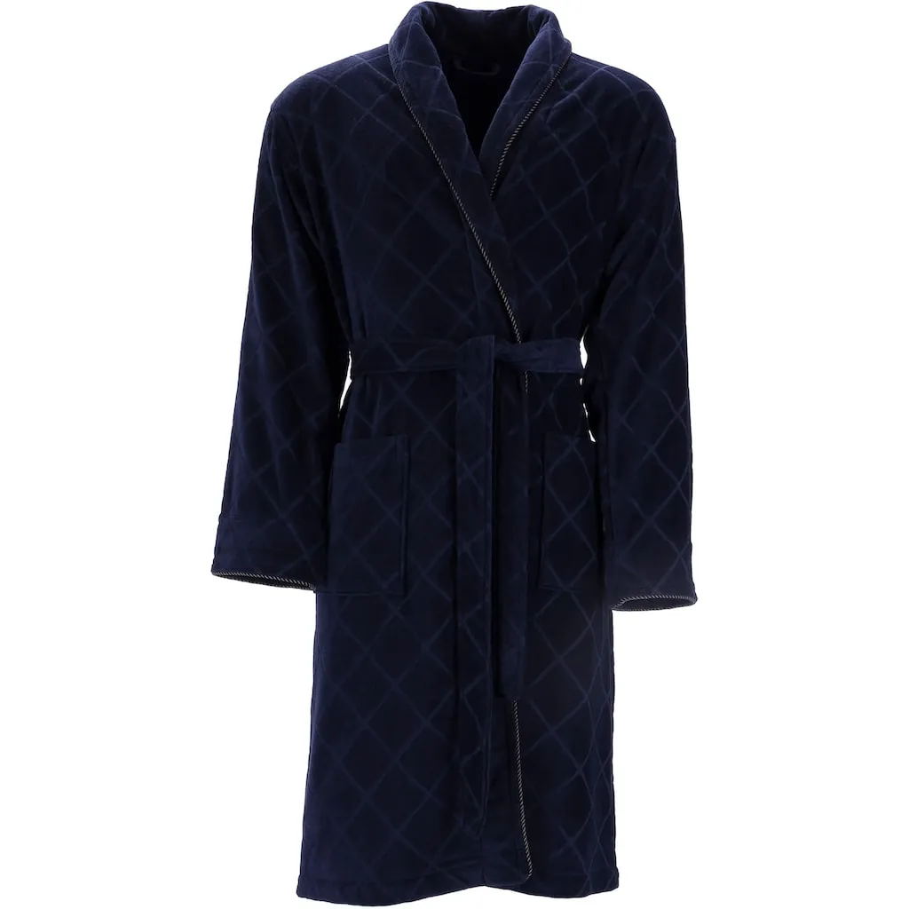 Мужской халат Barron, идеально подходит для сауны и спа, гостиничный халат, утренний халат 1 шт., с шалевым воротником, ромбовидный узор Vossen, Marine blau
Мужской халат Barron, идеально подходит для сауны и спа, гостиничный халат, утренний халат 1 шт., с шалевым воротником, ромбовидный узор Vossen, Marine blau
