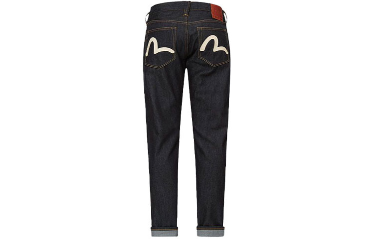 Джинсы мужские деним синие Evisu, синий 
Джинсы мужские деним синие Evisu, синий