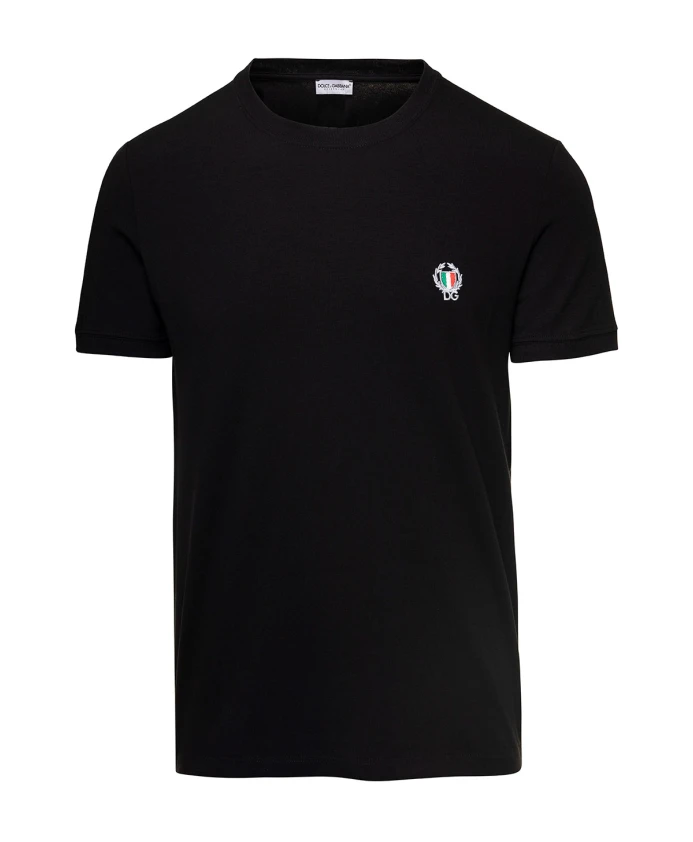 Футболка Scudetto girocollo - черная Dolce & Gabbana, черный
Футболка Scudetto girocollo - черная Dolce & Gabbana, черный