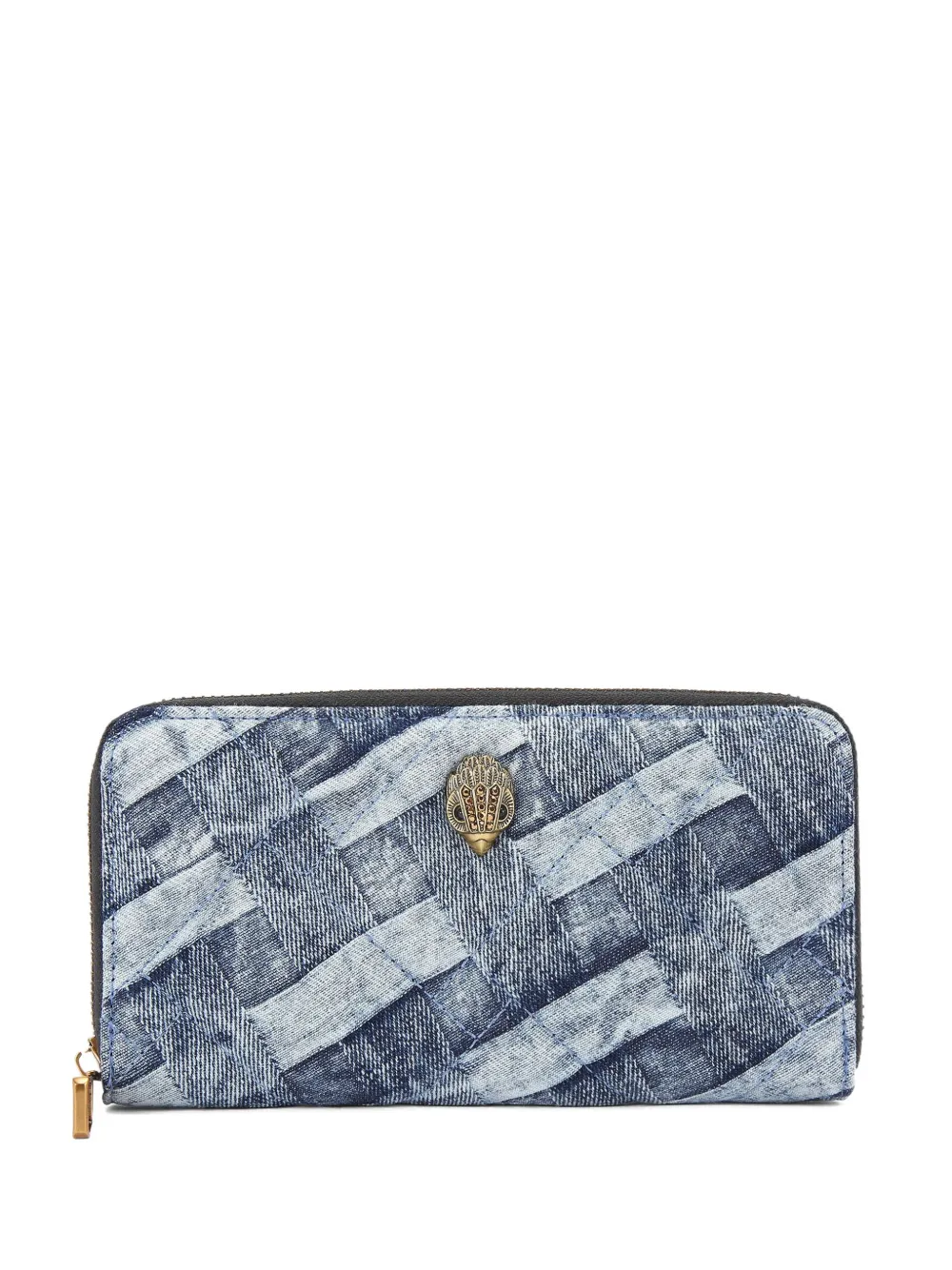 Кошелек из джинсовой ткани с круговой застежкой-молнией Kurt Geiger London, синий
Кошелек из джинсовой ткани с круговой застежкой-молнией Kurt Geiger London, синий