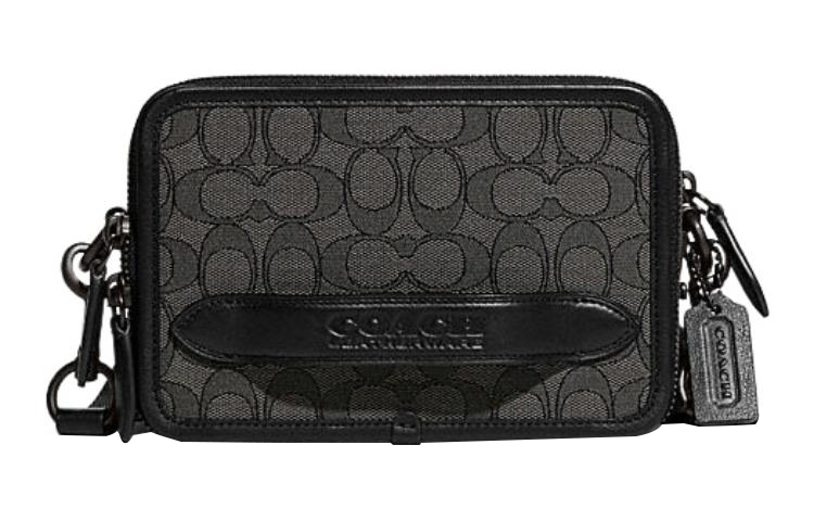 COACH Кожаный плечевой мешок через плечо мужской черный
COACH Кожаный плечевой мешок через плечо мужской черный