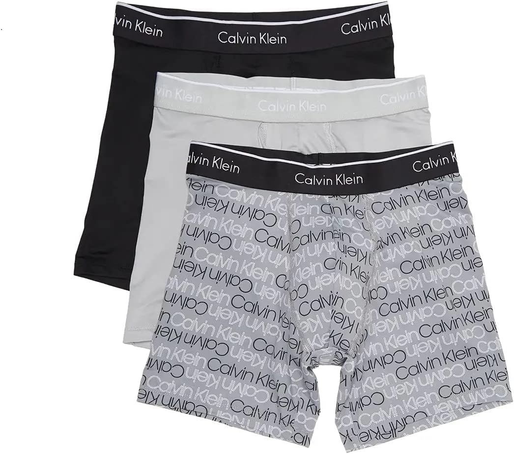 Мужские трусы-боксеры Calvin Klein из микрофибры - 3 пары, Black(Np2033-924)/Grey/Ck Print
Мужские трусы-боксеры Calvin Klein из микрофибры - 3 пары, Black(Np2033-924)/Grey/Ck Print