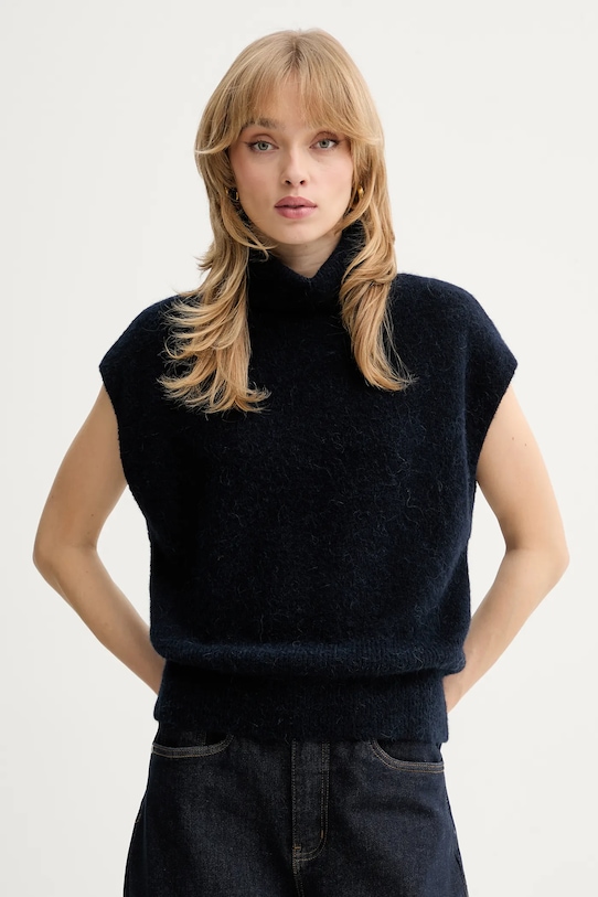 Жилет из шерстяной смеси Gestuz, темно-синий
Жилет из шерстяной смеси Gestuz, темно-синий