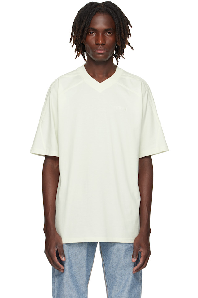 Футболка с V-образным вырезом Cut-Up Vetements, белый
Футболка с V-образным вырезом Cut-Up Vetements, белый