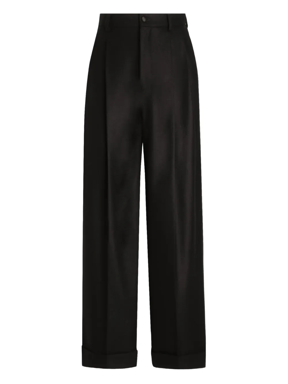 Шерстяные брюки со складками DOLCE & GABBANA, черный
Шерстяные брюки со складками DOLCE & GABBANA, черный