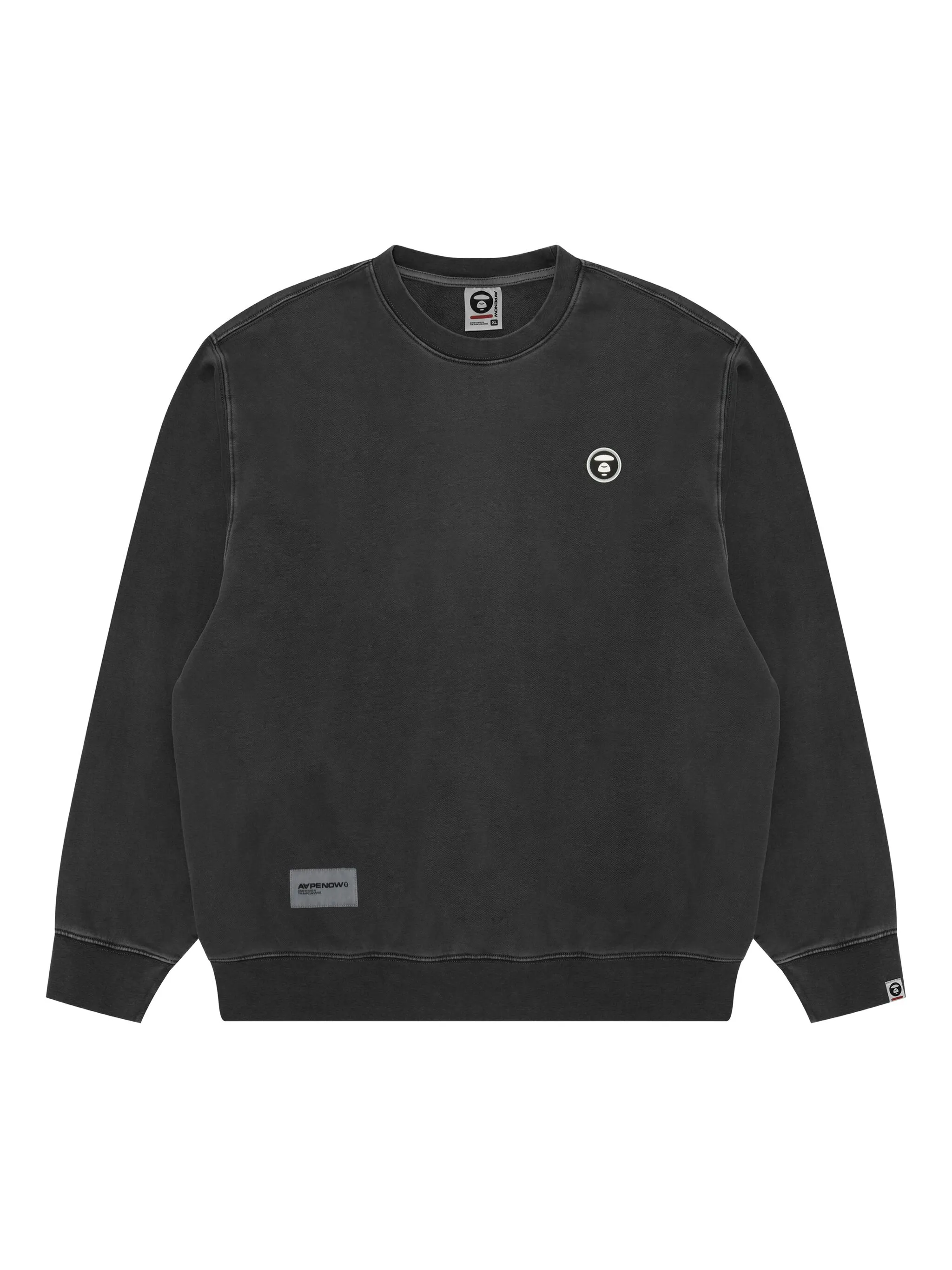 Толстовка с круглым вырезом и логотипом Aape By A Bathing Ape, черный
Толстовка с круглым вырезом и логотипом Aape By A Bathing Ape, черный