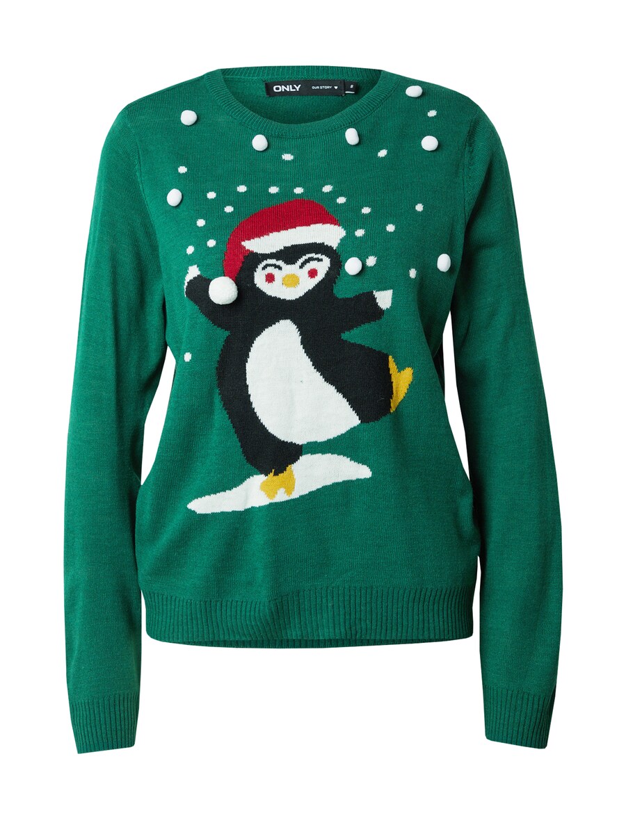 Свитер ONLY ONLXmas, изумрудный 
Свитер ONLY ONLXmas, изумрудный