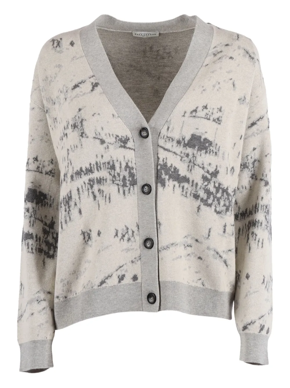 Кардиган с V-образным вырезом Ballantyne, нейтральный
Кардиган с V-образным вырезом Ballantyne, нейтральный