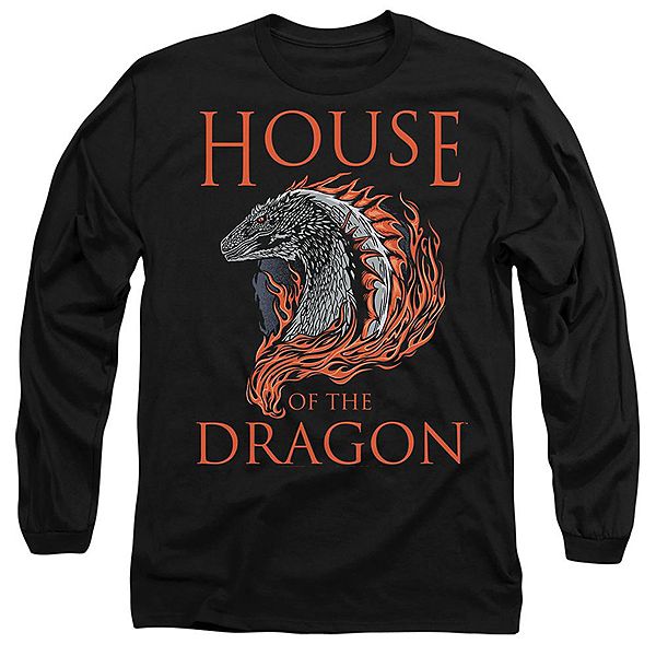 Футболка с длинным рукавом House of the Dragon с иллюстрацией дракона Licensed Character
Футболка с длинным рукавом House of the Dragon с иллюстрацией дракона Licensed Character