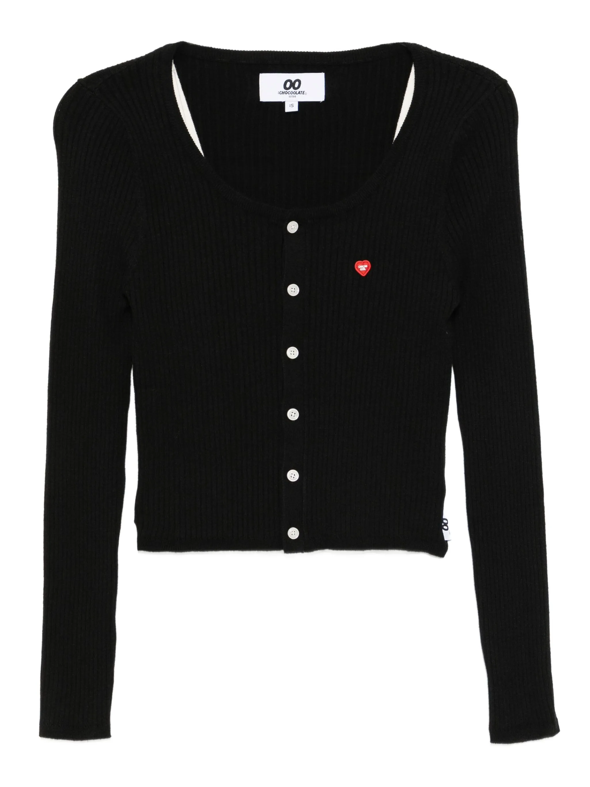 Топ с вышитым логотипом Chocoolate, черный
Топ с вышитым логотипом Chocoolate, черный