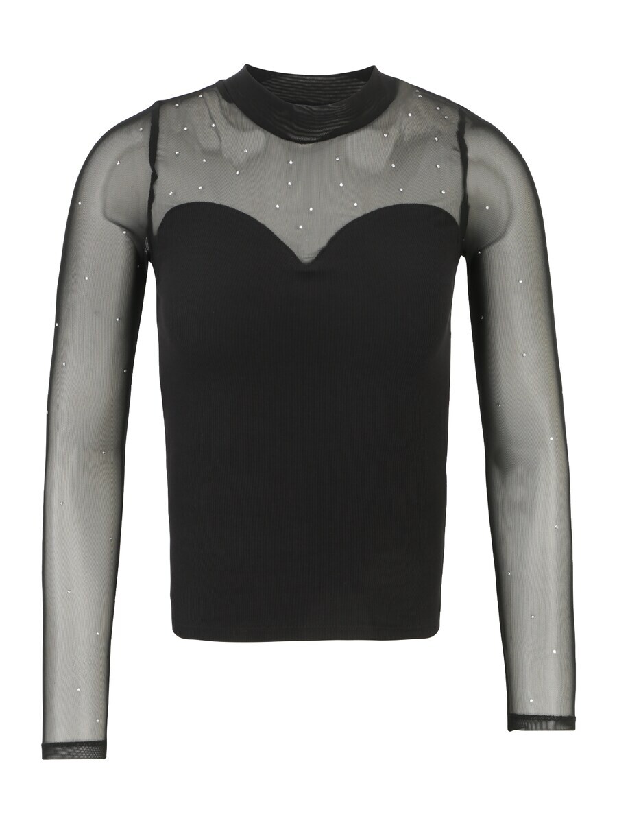 Лонгслив Noisy May Petite Shirt MAYA, черный 
Лонгслив Noisy May Petite Shirt MAYA, черный