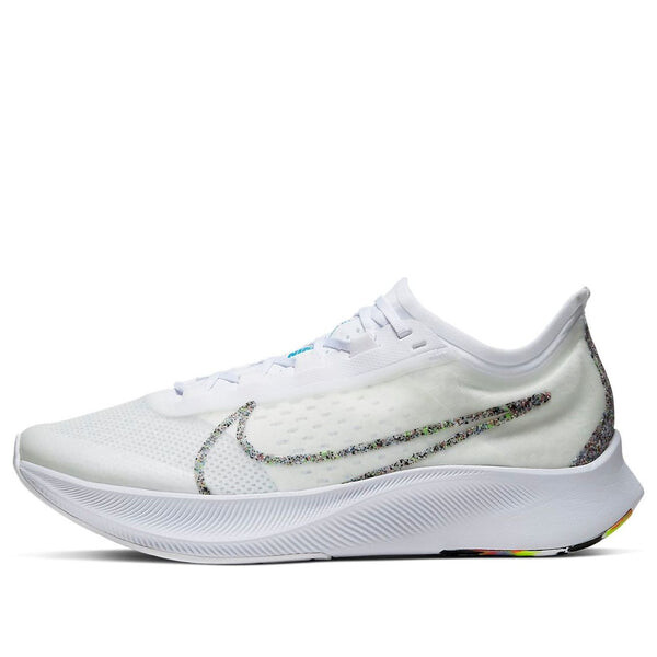 Кроссовки zoom fly 3 aw Nike, белый 
Кроссовки zoom fly 3 aw Nike, белый