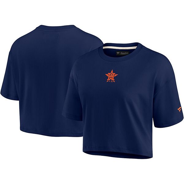 Женская футболка Houston Astros Elements Super Soft Boxy Cropped в темно-синем цвете Fanatics
Женская футболка Houston Astros Elements Super Soft Boxy Cropped в темно-синем цвете Fanatics