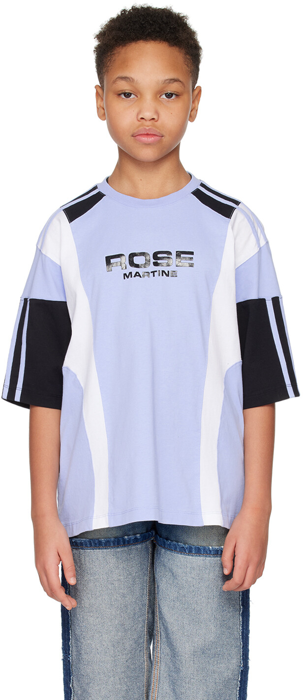 Эксклюзивная детская футболка SSENSE синего цвета Martine Rose
Эксклюзивная детская футболка SSENSE синего цвета Martine Rose