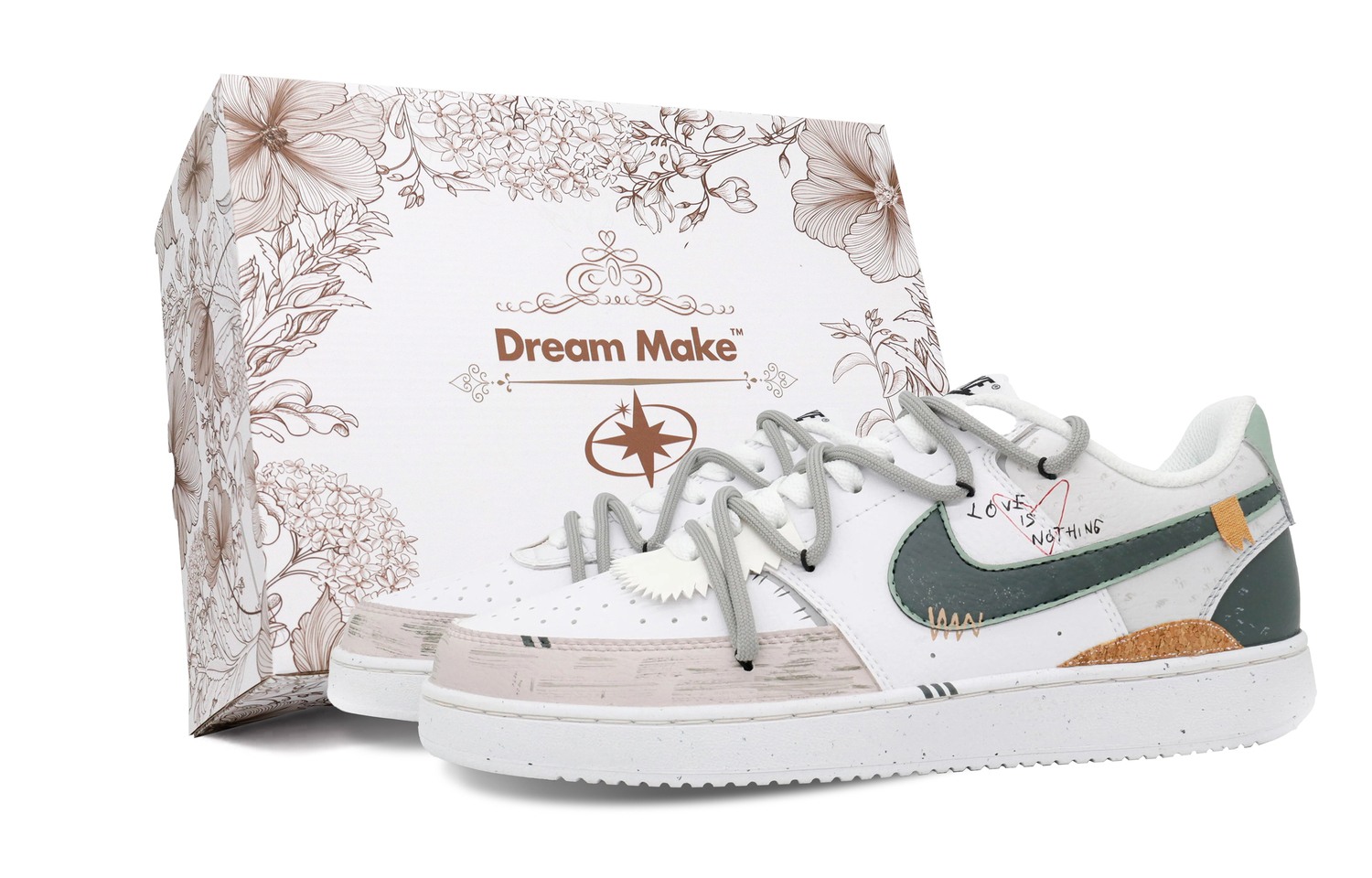 Nike Кроссовки Court Vision 1 противоскользящие износостойкие мужские низкие бело-серые, цвет White Gray
Nike Кроссовки Court Vision 1 противоскользящие износостойкие мужские низкие бело-серые, цвет White Gray