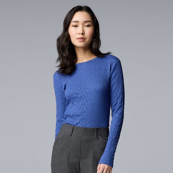 Женская футболка с длинным рукавом и складками Simply Vera Vera Wang, цвет purple palette
Женская футболка с длинным рукавом и складками Simply Vera Vera Wang, цвет purple palette