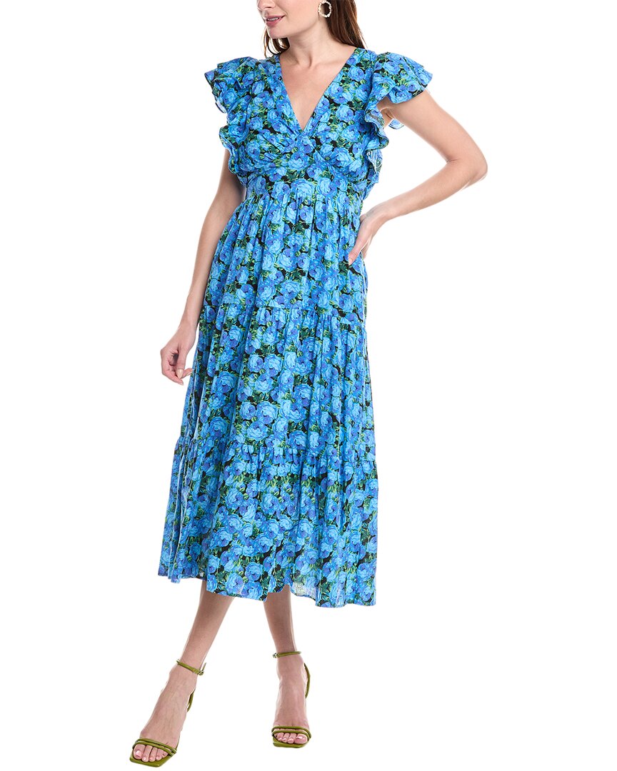 Фабрика Англия Многослойное миди-платье English Factory, синий
Фабрика Англия Многослойное миди-платье English Factory, синий