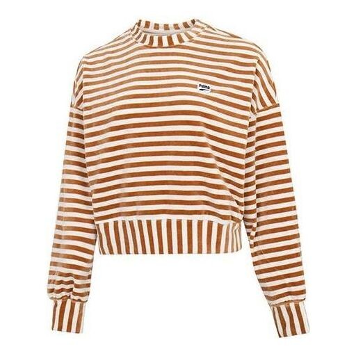 Свитер striped knitted sweater 'beige' Puma, бежевый 
Свитер striped knitted sweater 'beige' Puma, бежевый