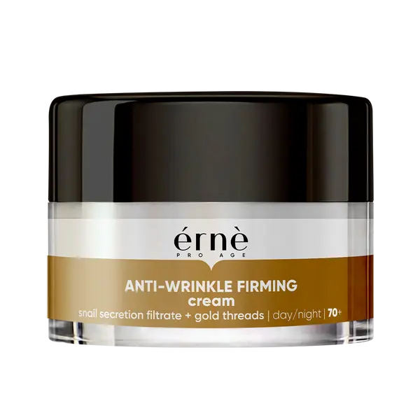 Крем для лица против морщин и укрепления кожи, дневной и ночной, с экстрактом улитки и золотом, 50 мл Erne Pro age
Крем для лица против морщин и укрепления кожи, дневной и ночной, с экстрактом улитки и золотом, 50 мл Erne Pro age