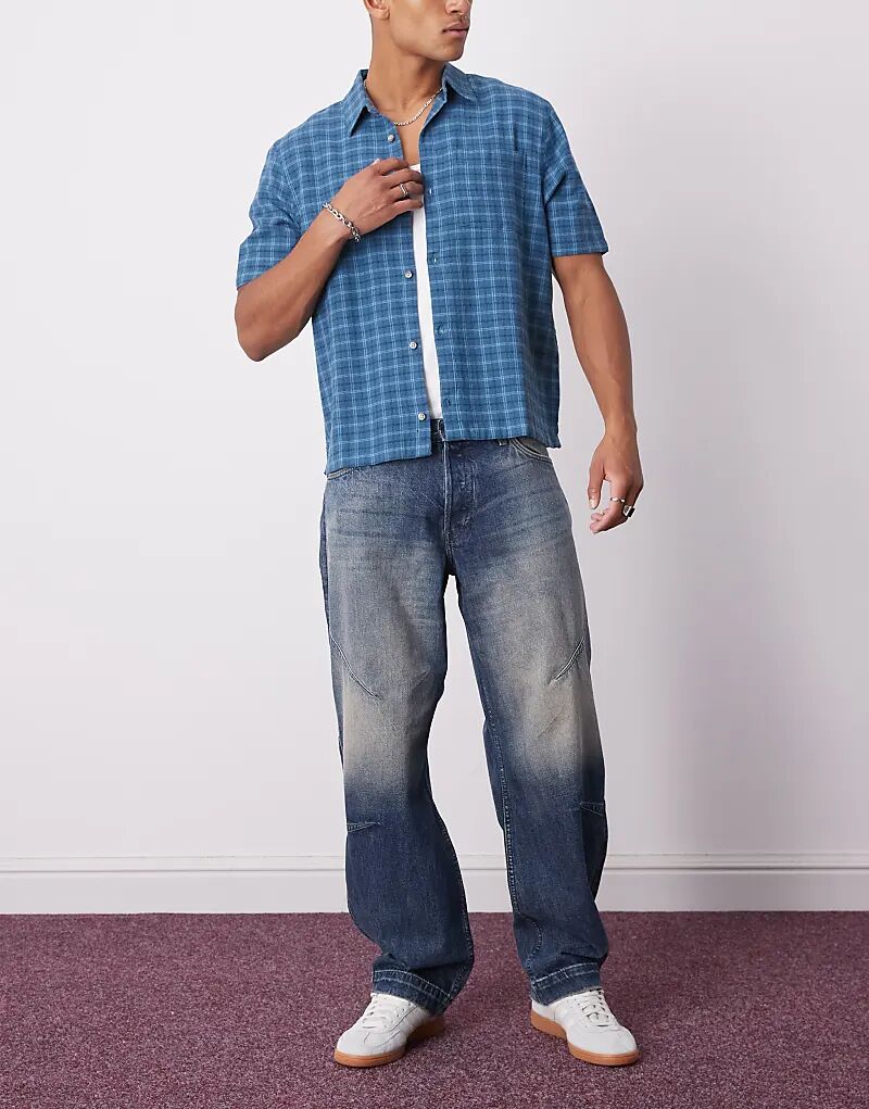 Джинсы Weekday свободного кроя с заниженной талией и вытачками, цвет стираный синий
Джинсы Weekday свободного кроя с заниженной талией и вытачками, цвет стираный синий