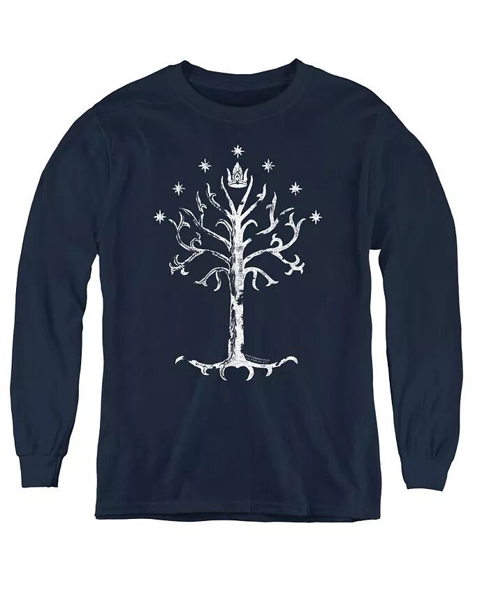 Молодежные толстовки с длинным рукавом «Дерево Гондора» Lord Of The Rings, синий 
Молодежные толстовки с длинным рукавом «Дерево Гондора» Lord Of The Rings, синий