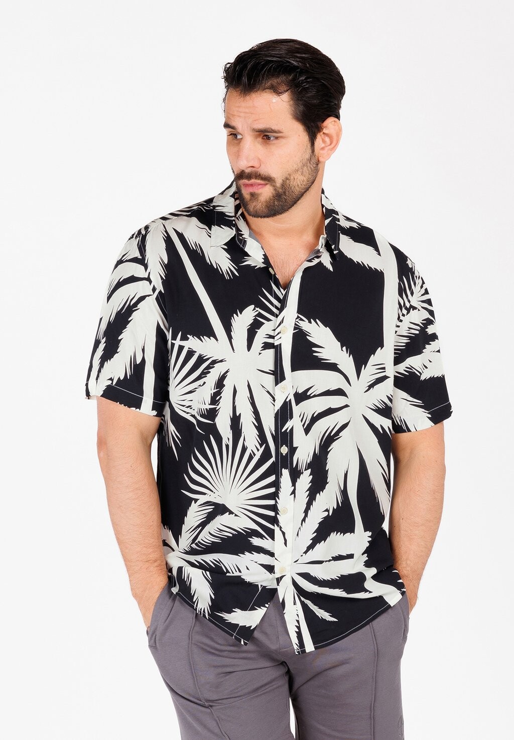Рубашка MSH PALMS PATTERNED Key Largo, черный
Рубашка MSH PALMS PATTERNED Key Largo, черный