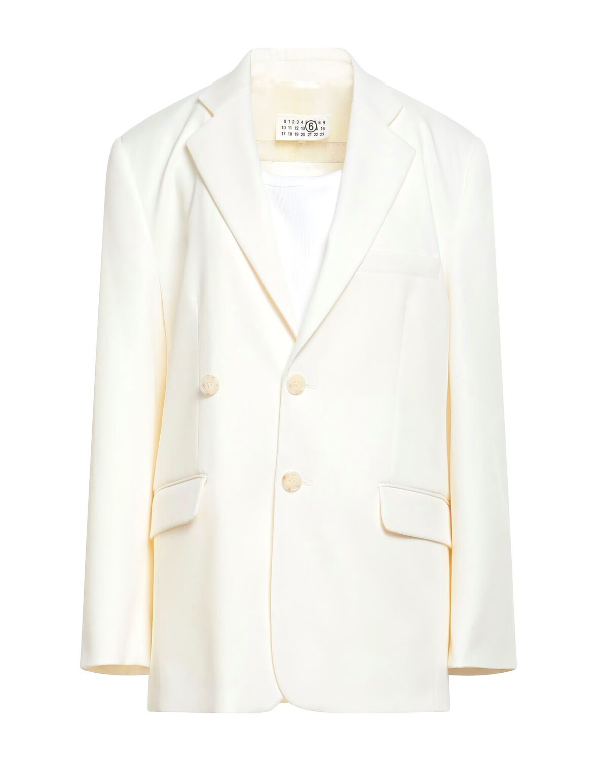 Блейзер Mm6 Maison Margiela, слоновая кость
Блейзер Mm6 Maison Margiela, слоновая кость