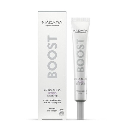MÁDARA Organic Skincare BOOST Amino-Fill 3D Lifting Booster 25 мл — укрепляющий, разглаживающий, стимулирующий выработку коллагена, веганский, сертифицирован Ecocert, упаковка, пригодная для вторичной переработки Mdara
MÁDARA Organic Skincare BOOST Amino-Fill 3D Lifting Booster 25 мл — укрепляющий, разглаживающий, стимулирующий выработку коллагена, веганский, сертифицирован Ecocert, упаковка, пригодная для вторичной переработки Mdara