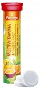 Protego, Мультивитамины + Минералы 20 таб. мусс.
Protego, Мультивитамины + Минералы 20 таб. мусс.
