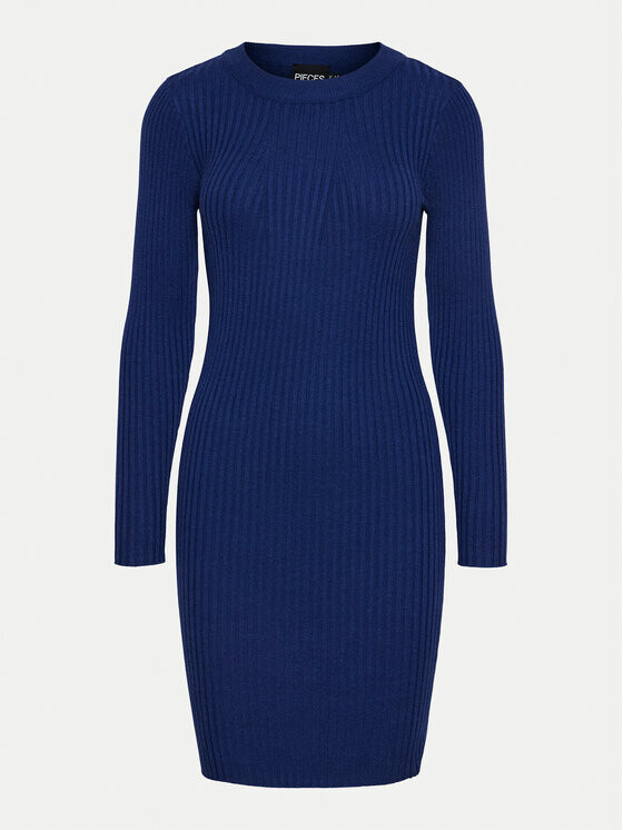 Трикотажное платье приталенного кроя Pieces, синий
Трикотажное платье приталенного кроя Pieces, синий