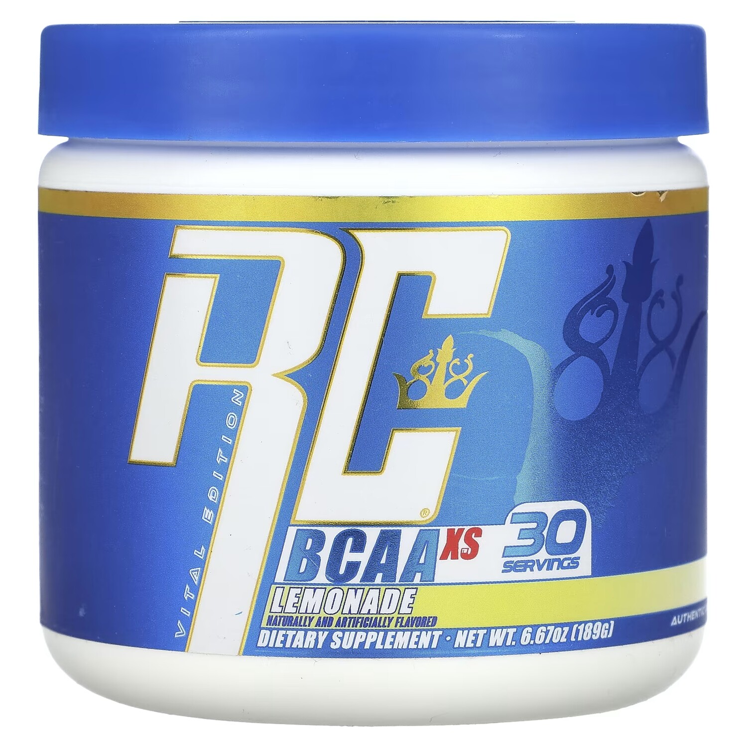 Добавка Ronnie Coleman Vital Edition BCAA XS, 189 г
Добавка Ronnie Coleman Vital Edition BCAA XS, 189 г