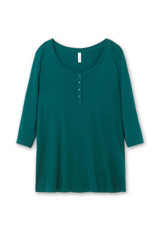 Рубашка Хенли из чистого хлопка Sheego, цвет petrol
Рубашка Хенли из чистого хлопка Sheego, цвет petrol