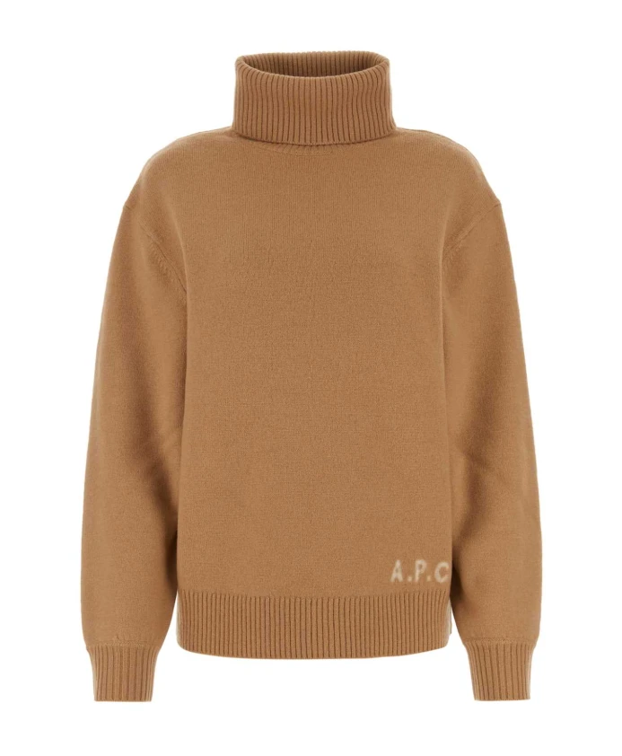 Вязаный свитер оверсайз из верблюжьей шерсти A.P.C., коричневый
Вязаный свитер оверсайз из верблюжьей шерсти A.P.C., коричневый