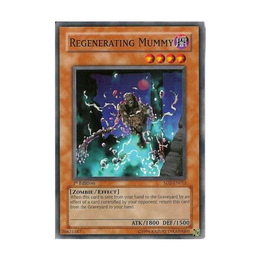 CCG Регенерирующая мумия (Обычная), Yu-Gi-Oh - Structure Deck - Zombie Madness - Singles
CCG Регенерирующая мумия (Обычная), Yu-Gi-Oh - Structure Deck - Zombie Madness - Singles